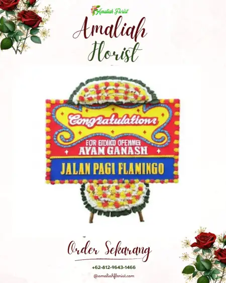 Sewa Papan Bunga Rajawangi